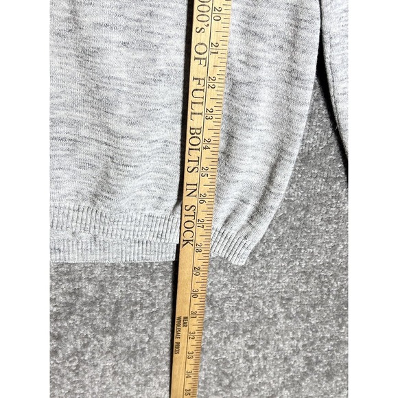 Standard Issue Long Sleeve Knit Crew Neck Pullover Sweater Mens Size Large Gray - Picture 10 of 13